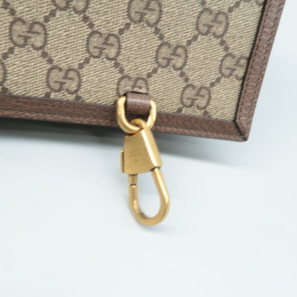 GUCCI Tiger Multicolor W/P Mixed Media Canvas Shoulder Bag - Picture 4 of 12